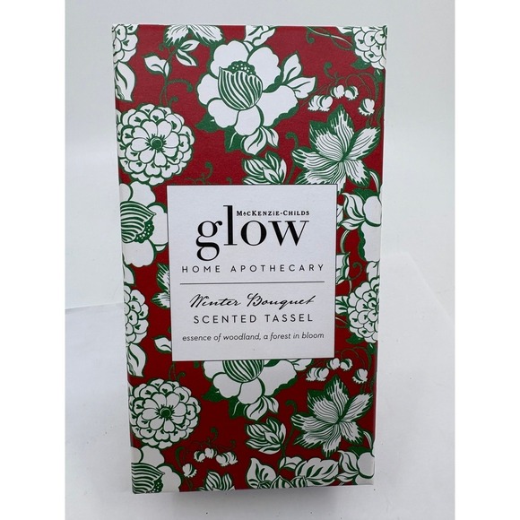 New! Mackenzie Child's scented tassel green red - Picture 2 of 5